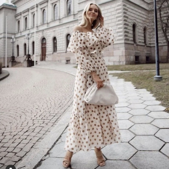 Mango Polka Dot Limited Ruffles New - Picture 4 of 4